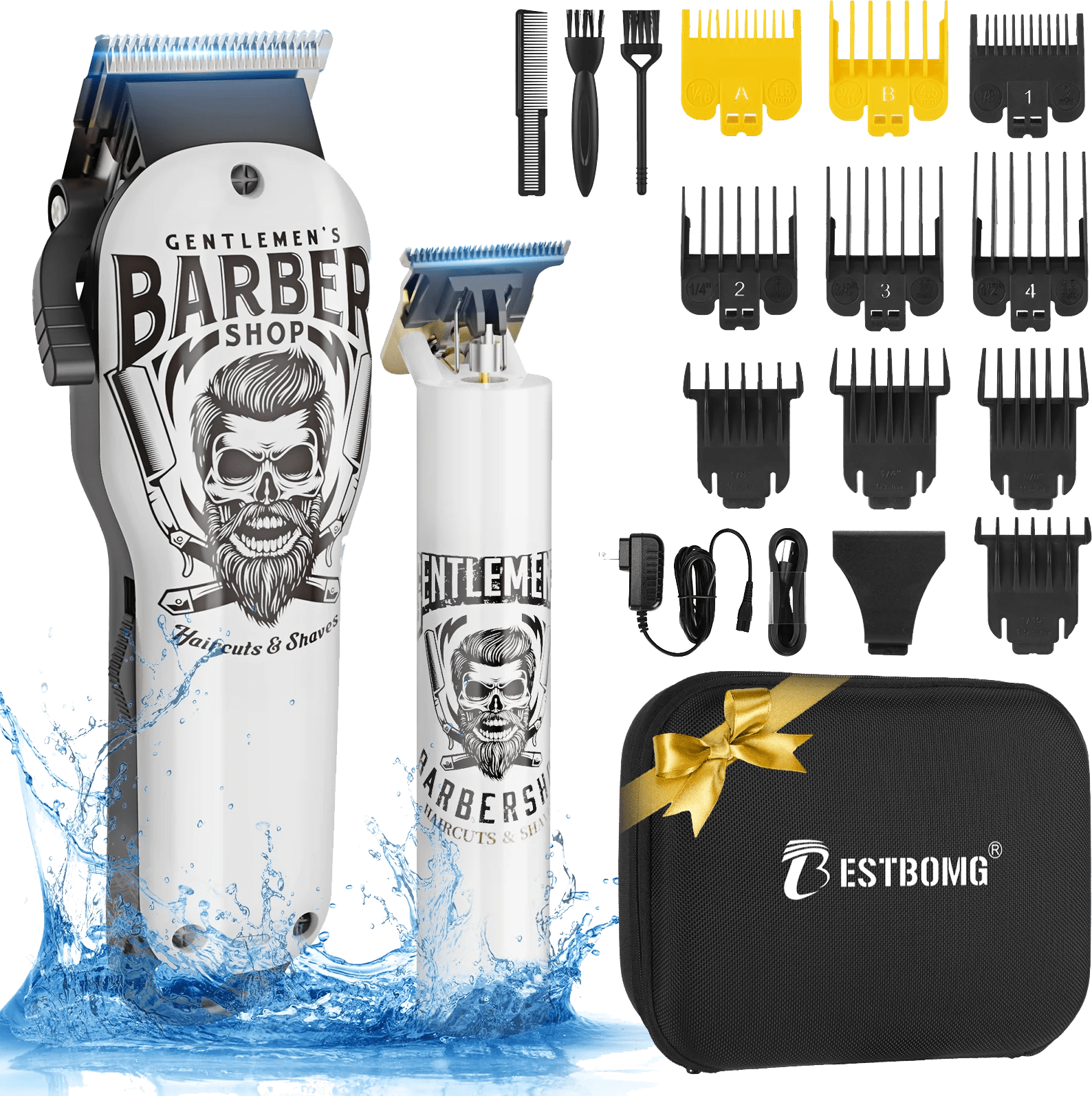 Hair Clipper & Trimmer 2-Piece Kit-Y4T9
