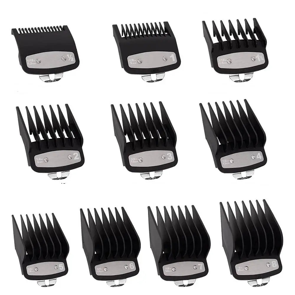 Clipper Guards Cutting Guides - Metal - 10 Pack