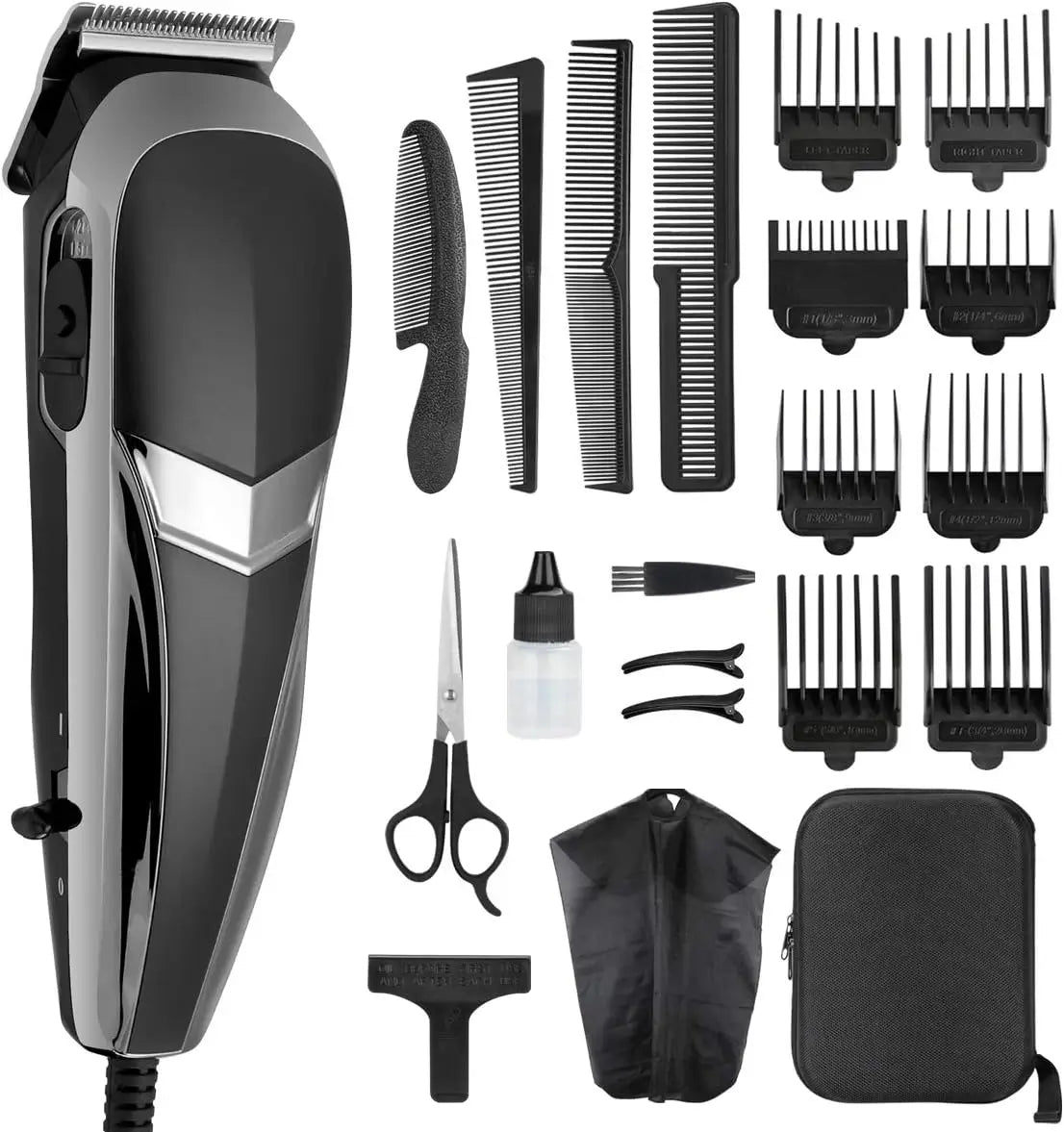 BESTBOMG - T20 Men's Hair Clipper Set (Black)