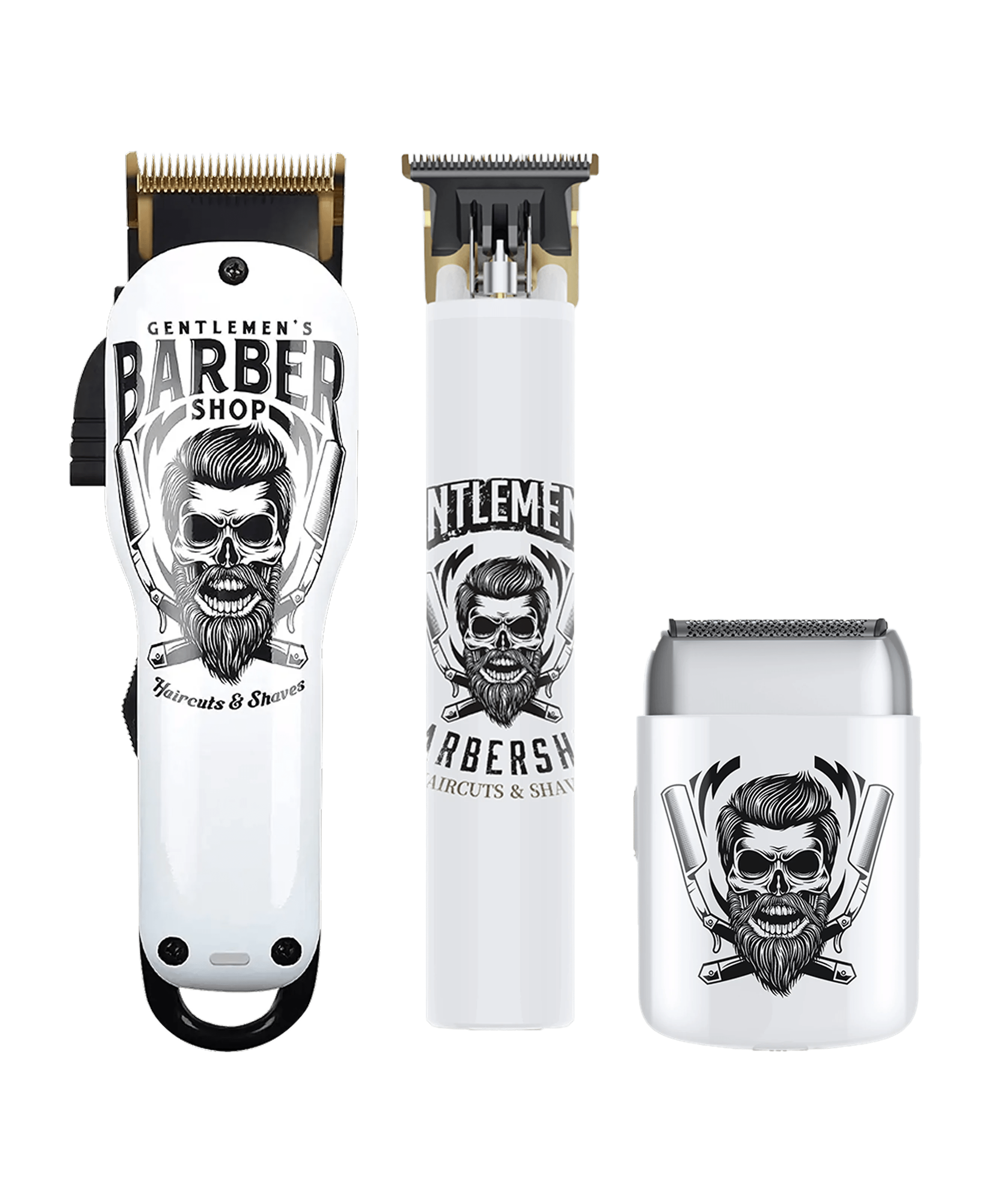 BESTBOMG Y4T9 High-Performance Hair Clippers & Beard Grooming Kit