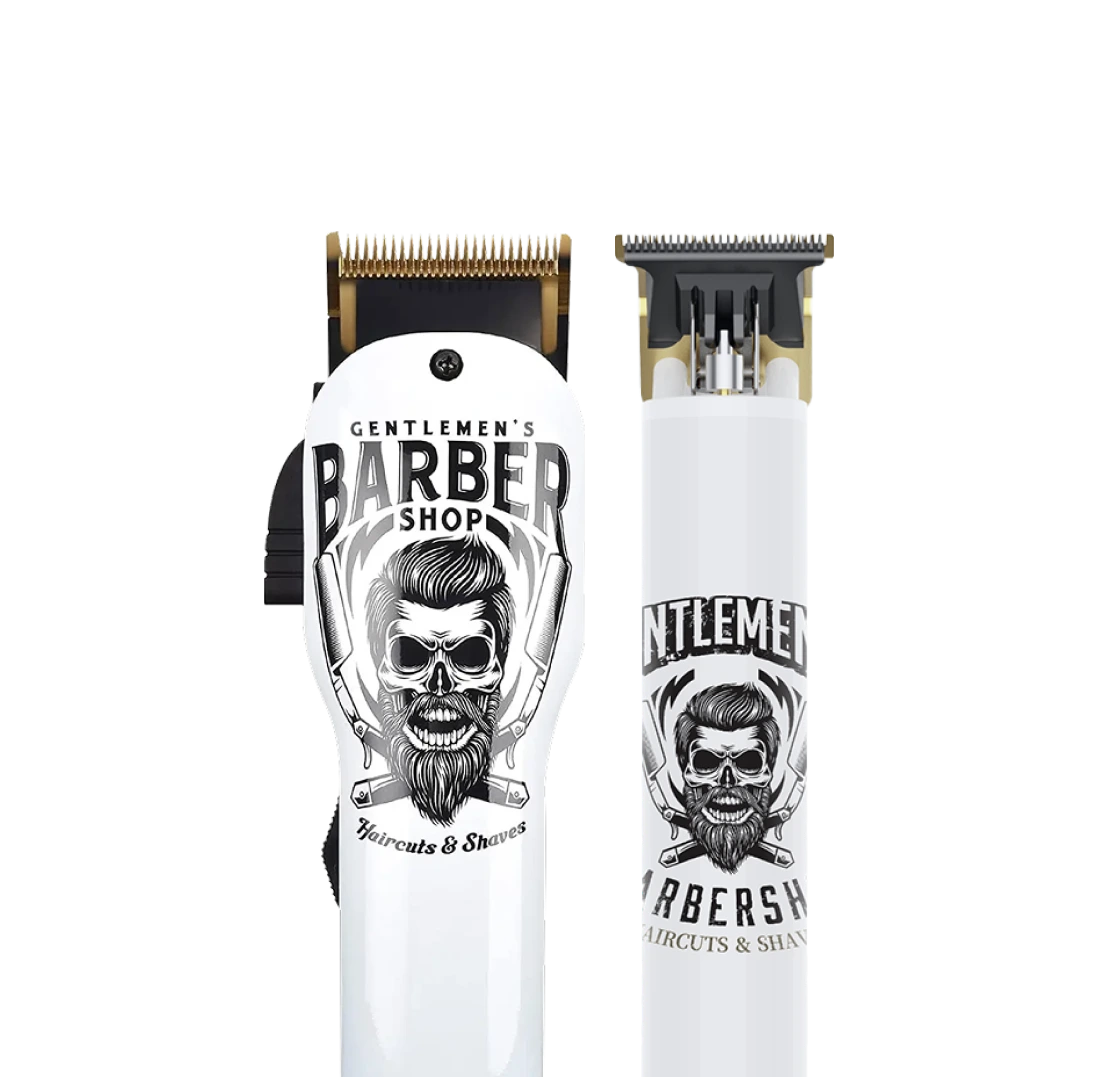 BESTBOMG Y4T9 Hair Clipper & Trimmer 2-Piece Kit