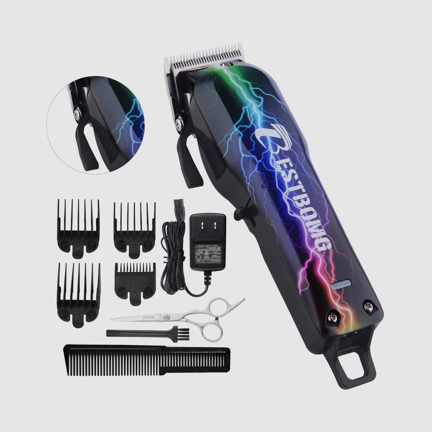 BESTBOMG-4YT-X10 2000mAh Hair Cutting Kit Home Barber