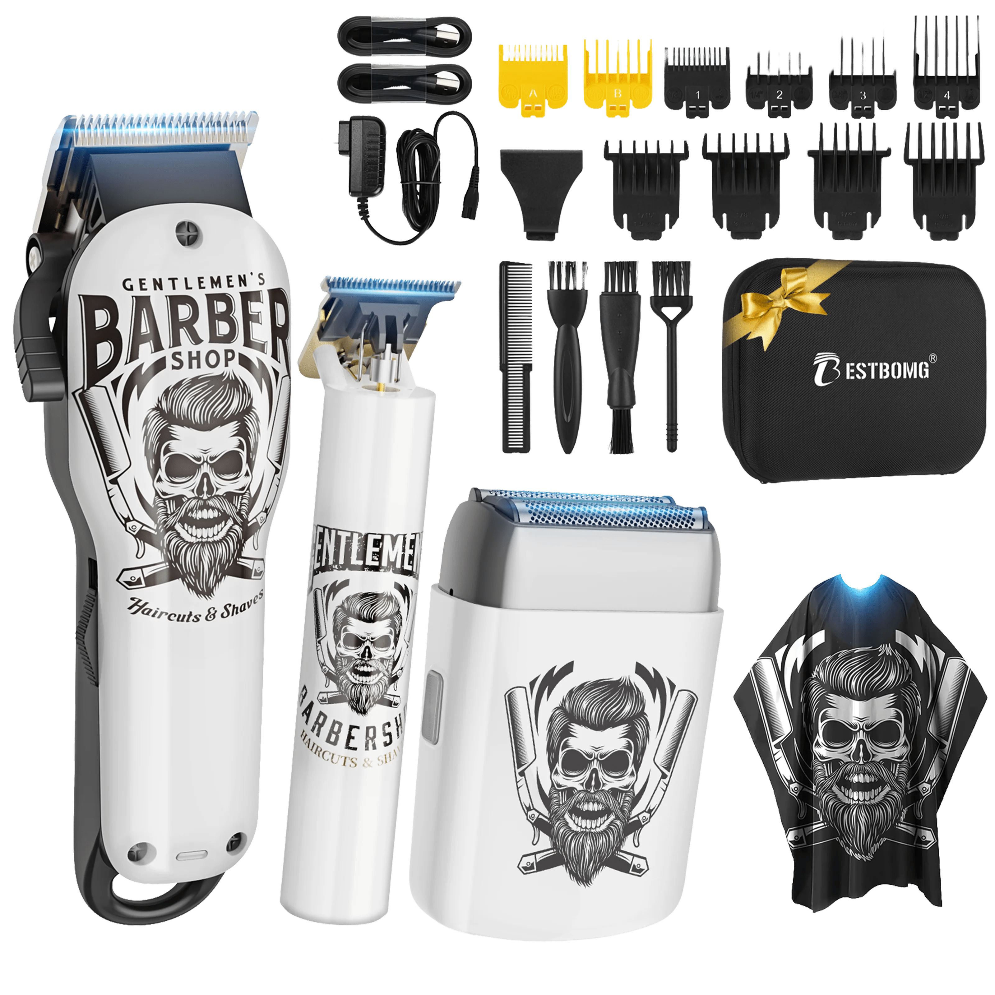 High-Performance Hair Clippers & Beard Grooming Kit-Y4T9