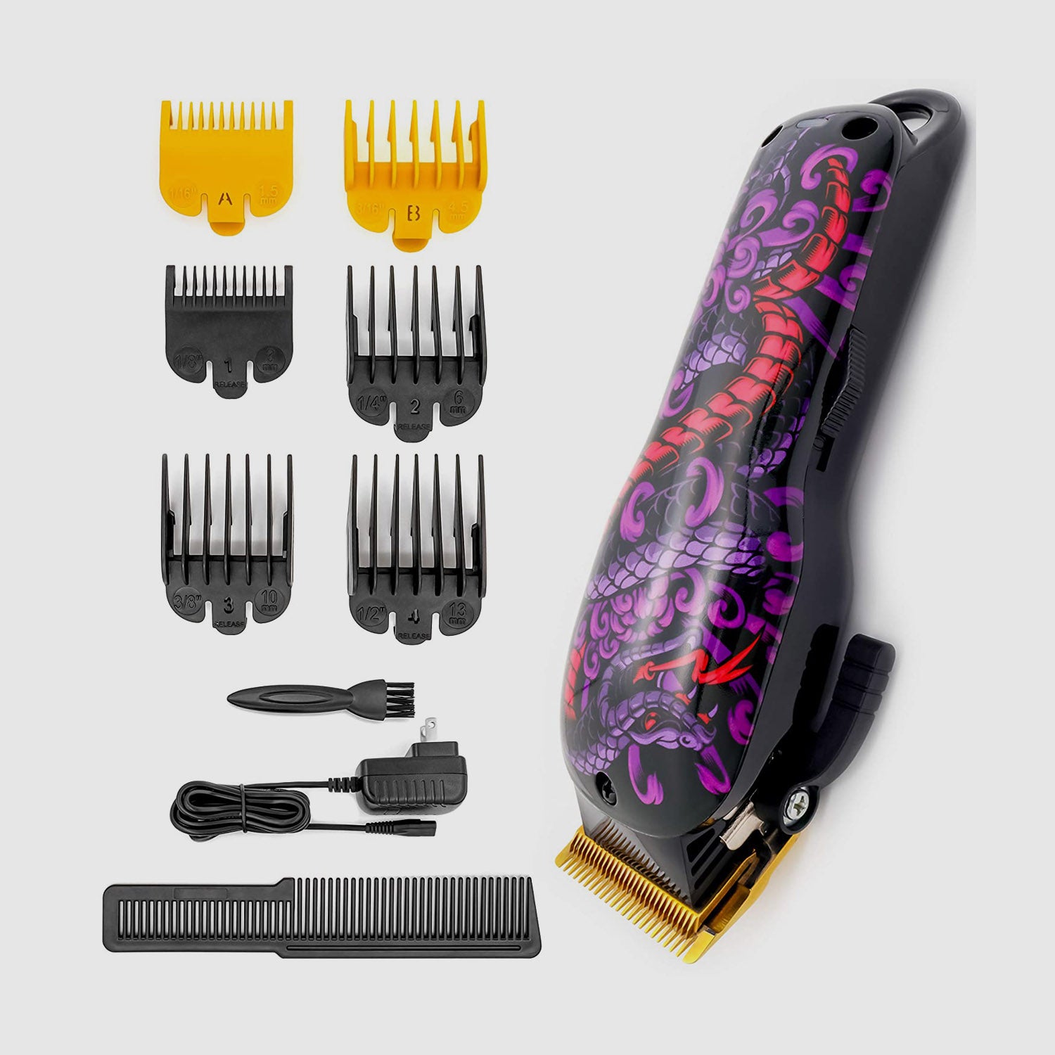 BESTBOMG-4YT-X17 Professional Hair Clippers Cutting Kit 2000mA